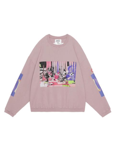 Cav Empt CAV EMPT CRV GAUZE CREW NECK 'PURPLE'