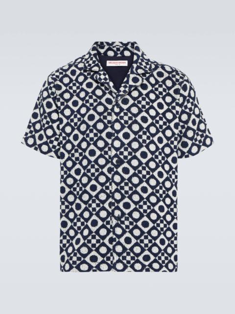 ORLEBAR BROWN Howell printed cotton terry shirt