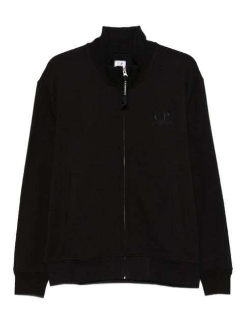 C.P. Company zip-up logo sweatshirt