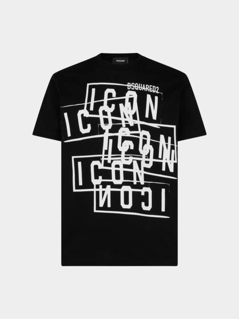 DSQUARED2 ICON STAMPS COOL FIT T-SHIRT