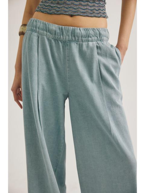FREE PEOPLE Tidal Moon Low-Rise Pull-On Pants