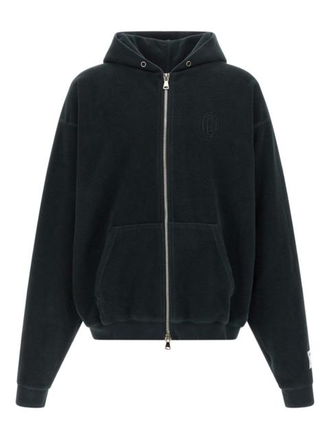 GALLERY DEPT. zip logo-embroidered hoodie
