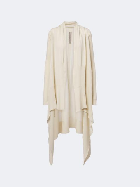 Rick Owens Asymmetric virgin wool cardigan
