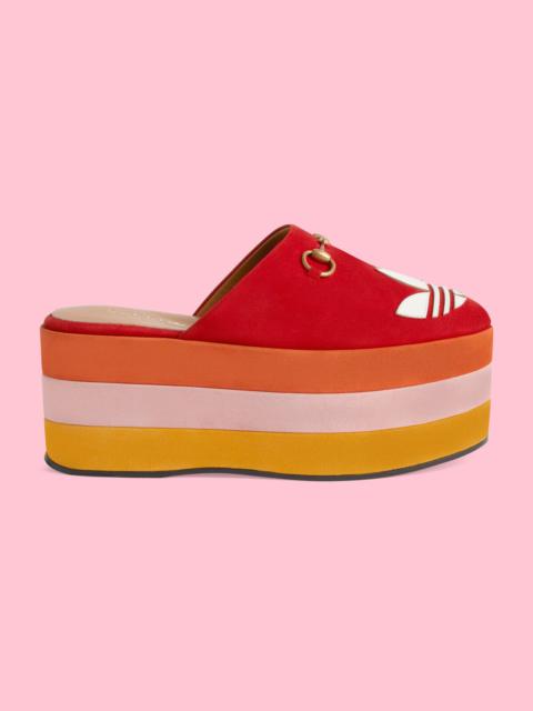 GUCCI adidas x Gucci women's GG platform sandal