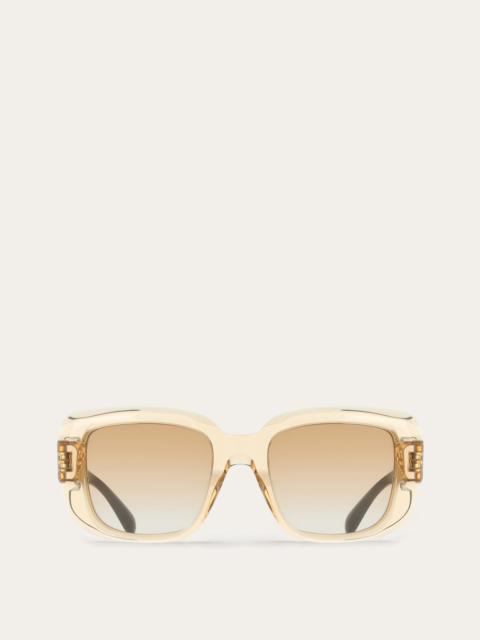 FERRAGAMO Rectangular frame sunglasses
