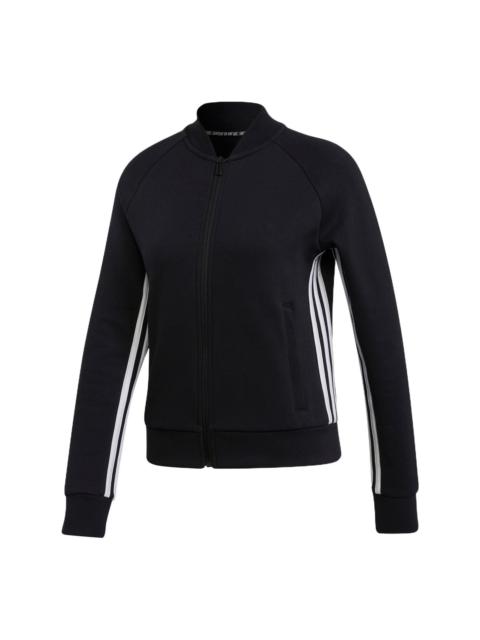 adidas (WMNS) adidas Must Haves 3-Stripes Track Jacket 'Black' DX7971