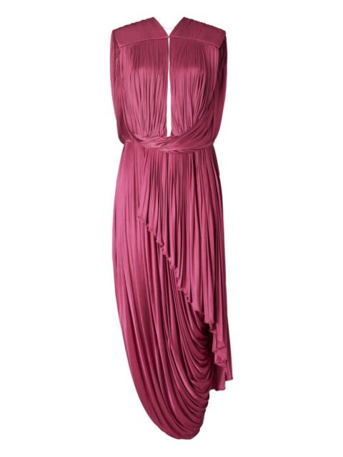 TORY BURCH draped midi dress