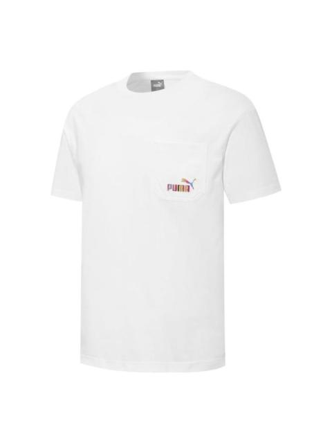 PUMA Skb Pocket Logo Tee 'White' 671962-02