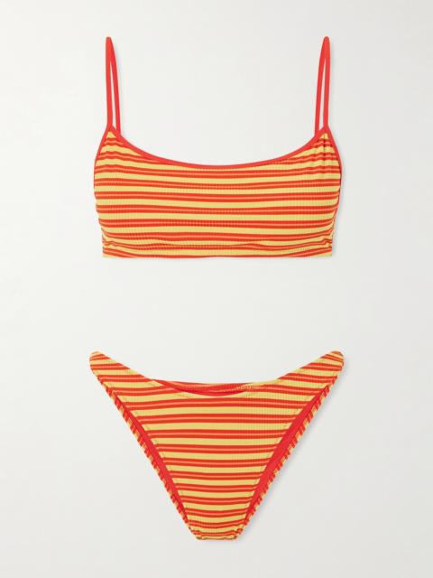 Lido Striped Ribbed Bikini