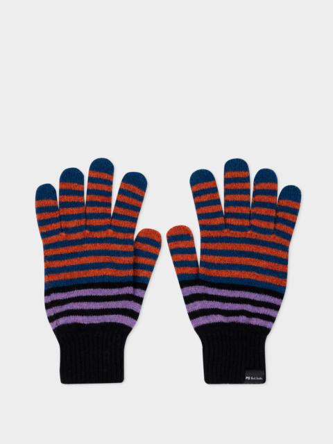 Paul Smith Stripe Lambswool Gloves