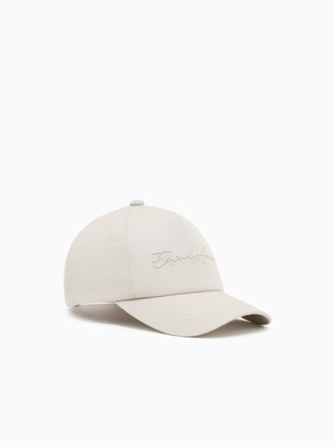 EMPORIO ARMANI BASEBALL CAP WITH EMPORIO ARMANI EMBROIDERY