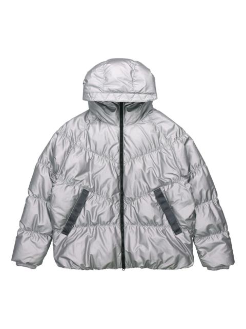 Nike Sportswear Down Fill protection against cold Stay Warm Hooded Jacket Down Jacket Silver BV4710-