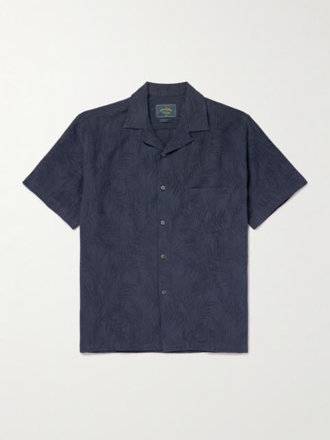 Portuguese Flannel Palm Convertible-Collar Organic Cotton and TENCEL™Lyocell-Blend Shirt