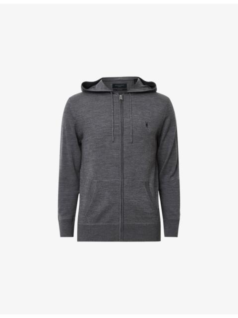ALLSAINTS Mode zipped merino-wool hoody
