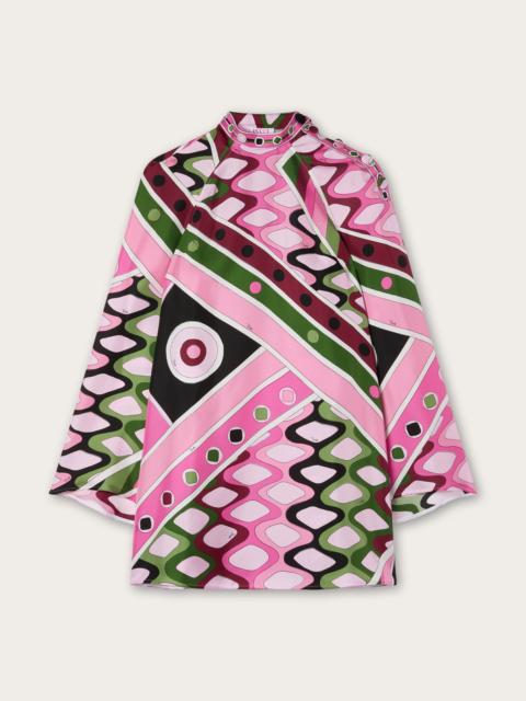 PUCCI VIVARA PRINT SILK DRESS