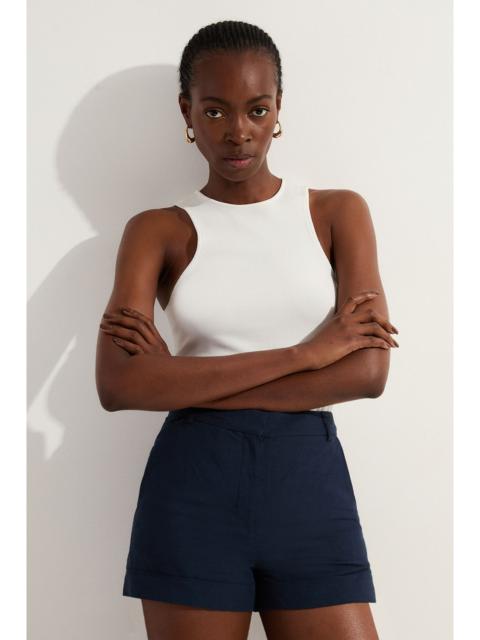 KAREN MILLEN Premium Tailored Linen Short