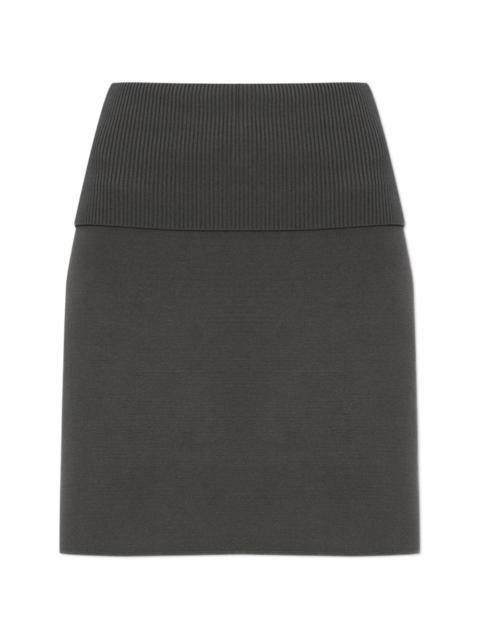 SAMSØE SAMSØE Saane ribbed trim skirt