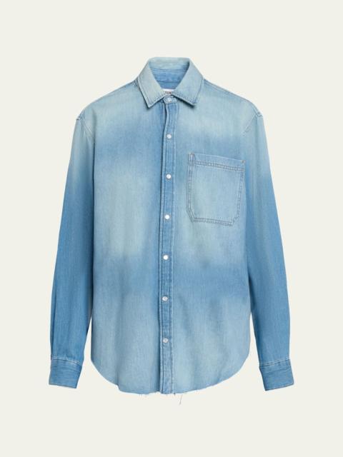 RE/DONE Easy Long-Sleeve Denim Shirt
