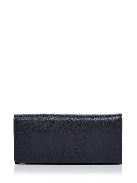 Longchamp Le Foulonné Long Leather Continental Wallet
