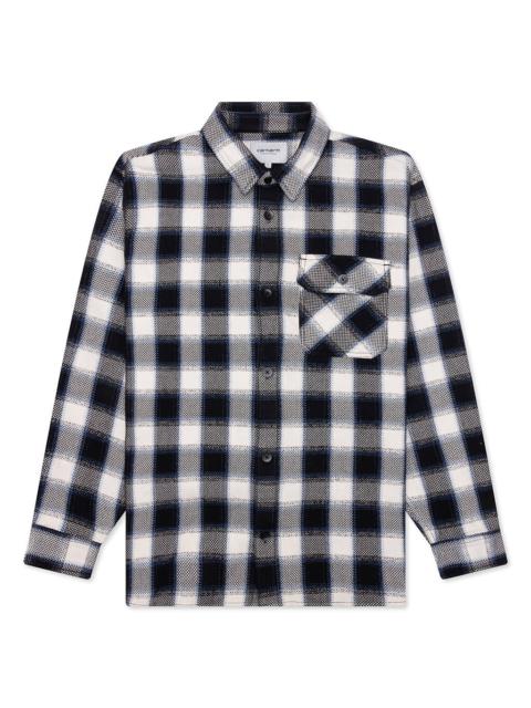 Carhartt WITTEN CHECK L/S SHIRT - NATURAL