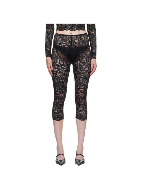 beaufille Black Cassia Capri Leggings