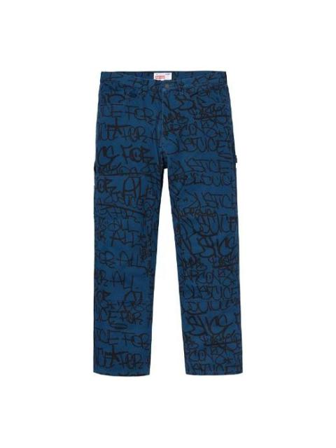 Supreme Supreme FW18 COMME des GARCONS Shirt Canvas Painter Pant Navy SUP-FW18-410