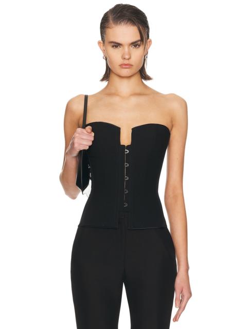 KIKI DE MONTPARNASSE Cadolle Square Neck Corset