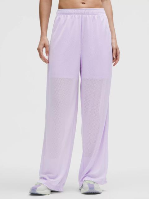 lululemon Mesh High-Rise Wide-Leg Training Pant