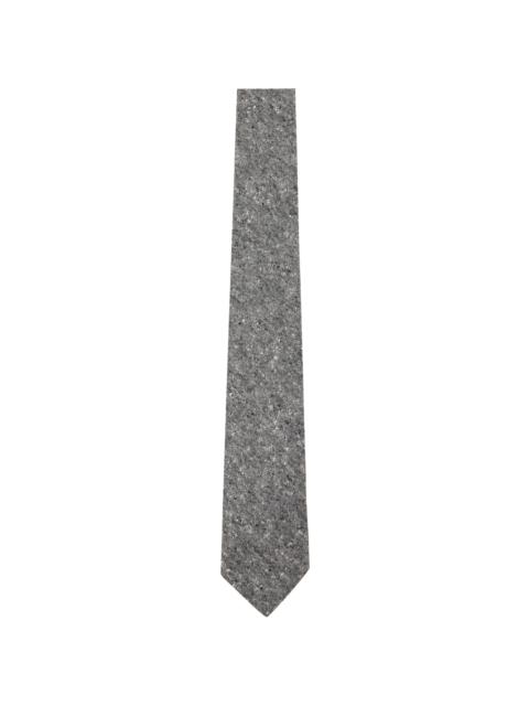 Paul Smith Gray Wool Donegal Tie