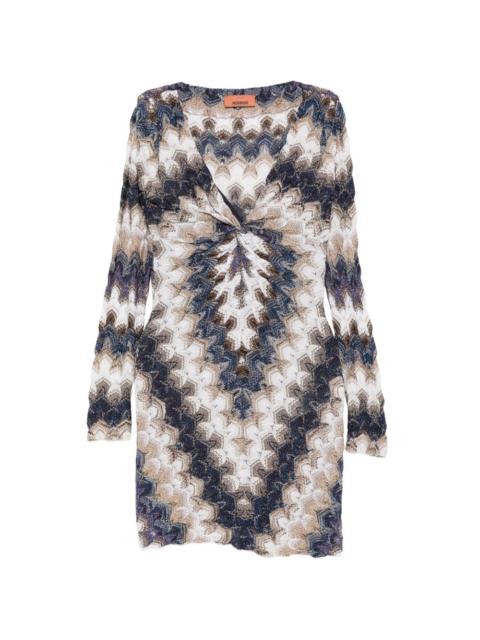 Missoni chevron twisted dress