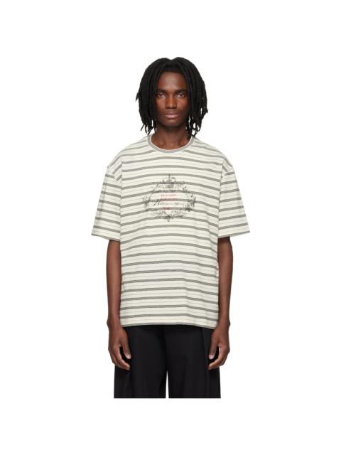 Wooyoungmi Off-White Striped T-shirt