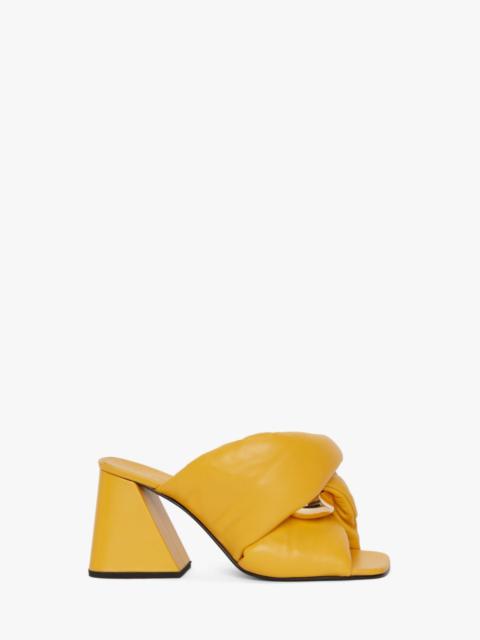 JW Anderson CHAIN TWIST LEATHER MULES