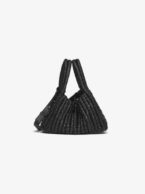 Nanushka THE BUSKET - Knit bucket bag - Black