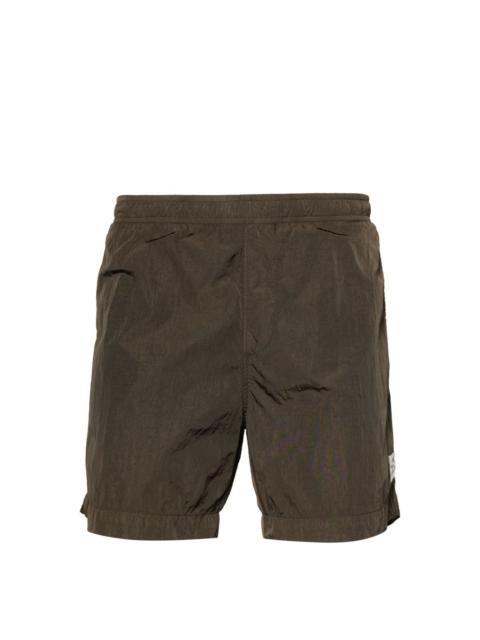 logo-patch swim shorts