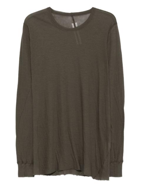 Rick Owens raw-edge long-sleeve T-shirt
