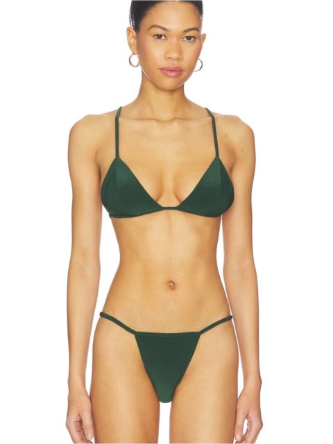 No Tie Triangle Bikini Top