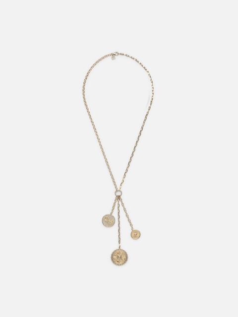 14kt gold necklace with diamonds