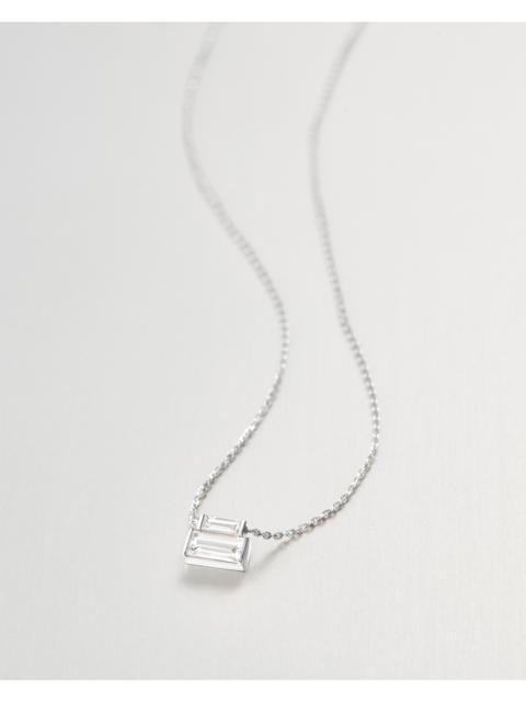JENNY BIRD 14K Stacked Baguette Diamond Necklace