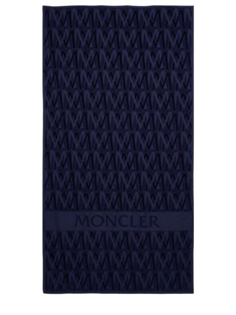 Moncler Monogram cotton beach towel