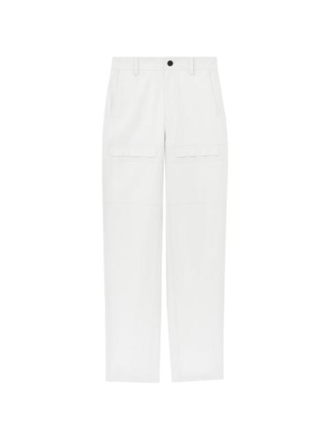 mid-rise cotton cargo pants