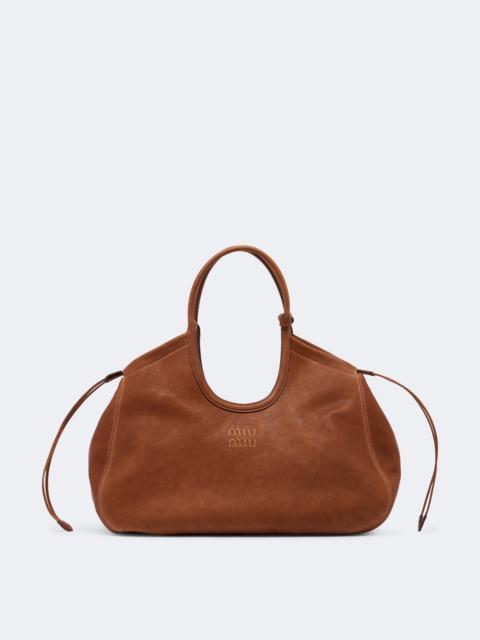 Miu Miu Ivy leather tote bag