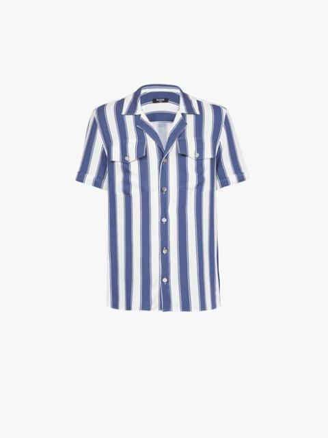 Balmain HIGH SUMMER CAPSULE - “Gitane” blue and white striped shirt