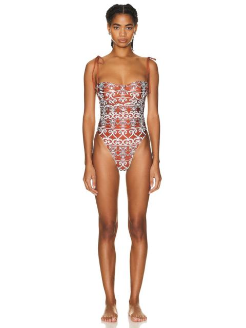 Agua by Agua Bendita R?bano One Piece Swimsuit