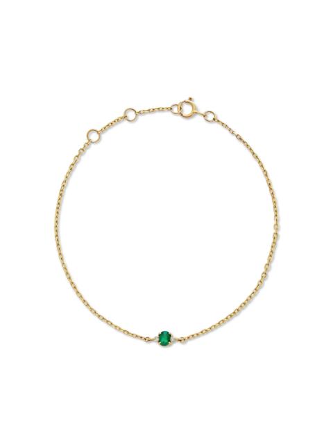 STONE AND STRAND Dainty Emerald Luxe Bracelet