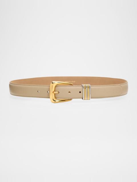 VERONICA BEARD Arch Leather Belt