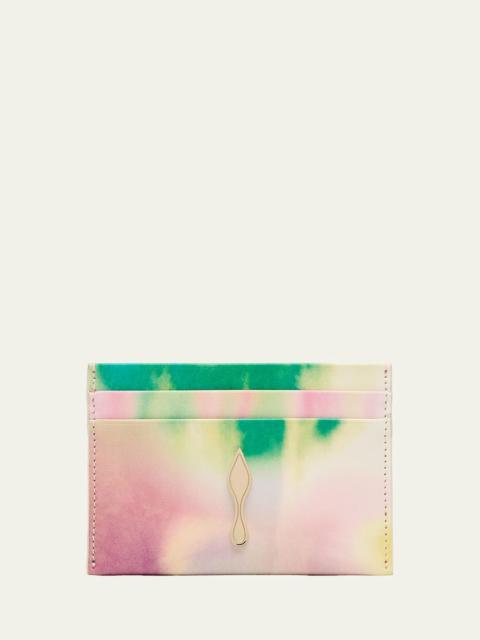 Christian Louboutin Bettina Card Holder in Tie Dye Leather