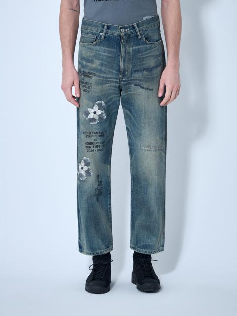 Yohji Yamamoto Logo Embroidery Jeans