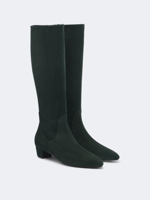 Aeyde Yana suede knee-high boots