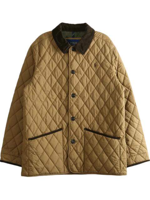 Polo Ralph Lauren Polyester Poly Quilted Beaton Barn Jacket "Honey Brown" 710B15982002