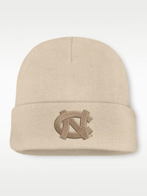Jordan North Carolina Natural Utility Men's Jordan Brand College Cuffed Beanie